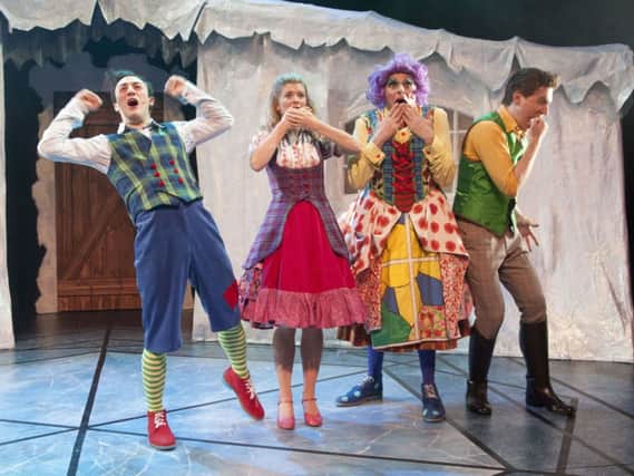 The whole cast were drenched in proper pantomime spirit