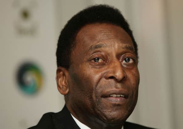 Pele's condition is improving. Picture: PA