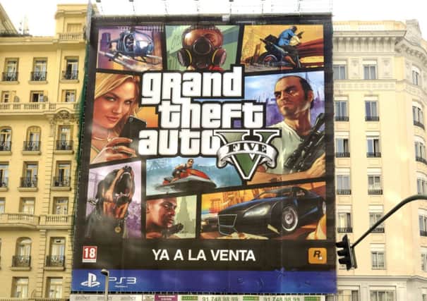 "Grand Theft Auto V"  raked in more than a billion dollars during the first three days of sales, smashing previous records. Picture: Getty