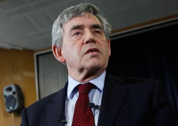 Gordon Brown will argue today that the vow delivered powers worth billions to Scotland. Picture: Scott Louden