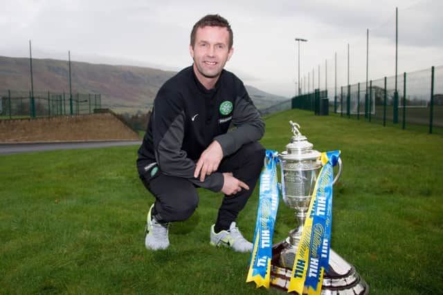 Celtic manager Ronny Deila is dreaming of a domestic treble. Picture: SNS