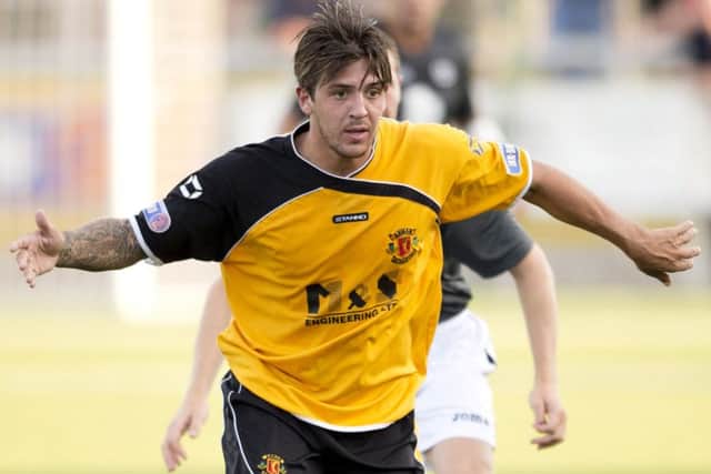 Matthew Flynn equalised for Annan Athletic. Picture: SNS