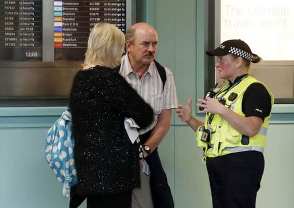 A spokesman for Police Scotland said that operations at the airport have now returned to normal. Picture: PA