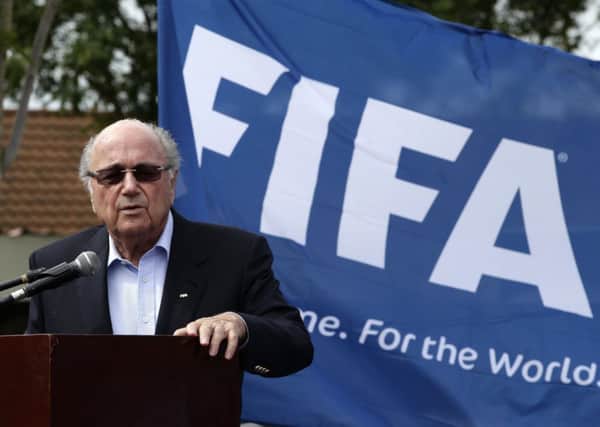 It is alleged Fifa president Sepp Blatter was enlisted to lobby for votes by Vladimir Putin. Picture: AP