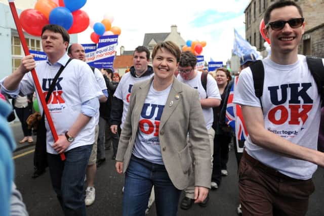 Ruth Davidson is a different prospect to Annabel Goldie. Picture: Jane Barlow