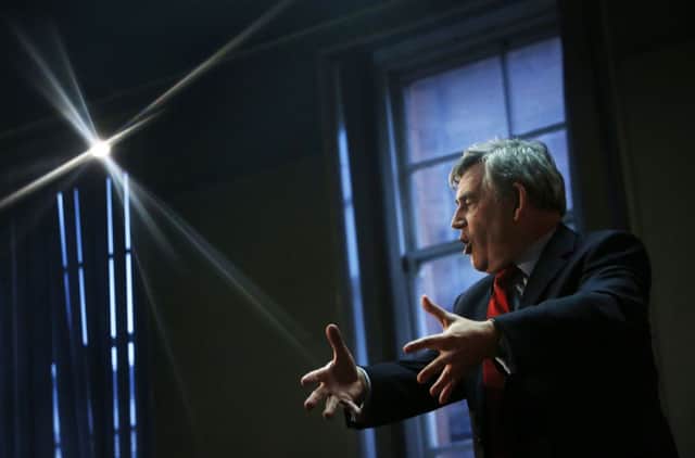 Gordon Brown called at the weekend for the political focus in Scotland to be reset. Picture: PA