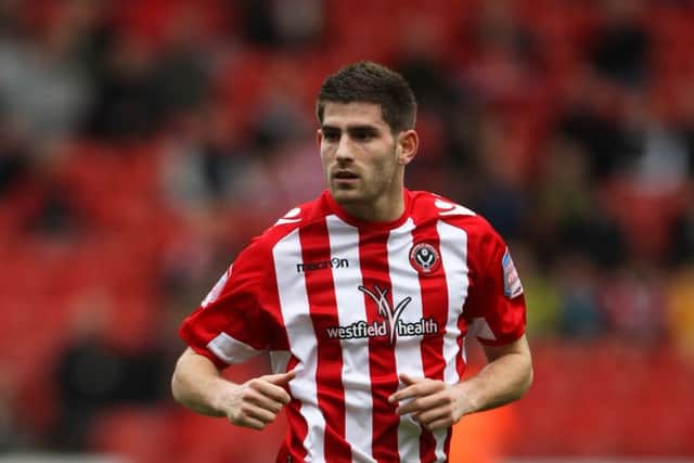 Ched Evans in action for former club Sheffield United. Picture: PA