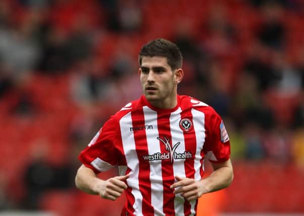 Ched Evans in action for former club Sheffield United. Picture: PA