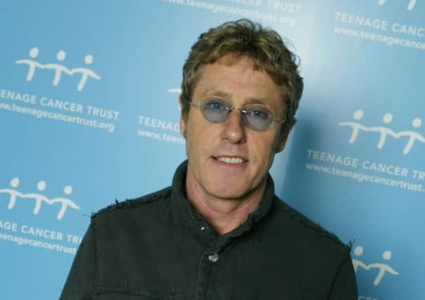 The Wedding Singer: Roger Daltrey, who performed with The Who at the Hydro last night. Picture: Getty