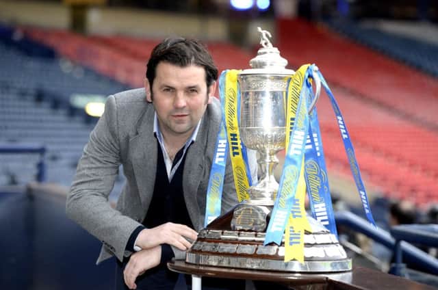Dundee boss Paul Hartley was at Hampden yesterday for a fifth-round Scottish Cup draw. Picture: SNS