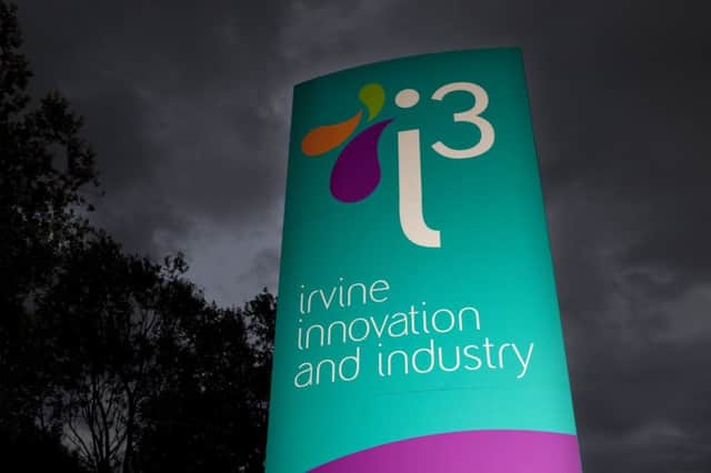Irvines enterprise area, i3, was set up by the Scottish Government to encourage businesses to expand and create jobs in the community