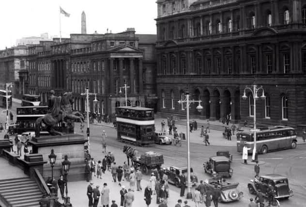 Waterloo Place and the GPO, as seen from Register House in November 1943. Picture: TSPL