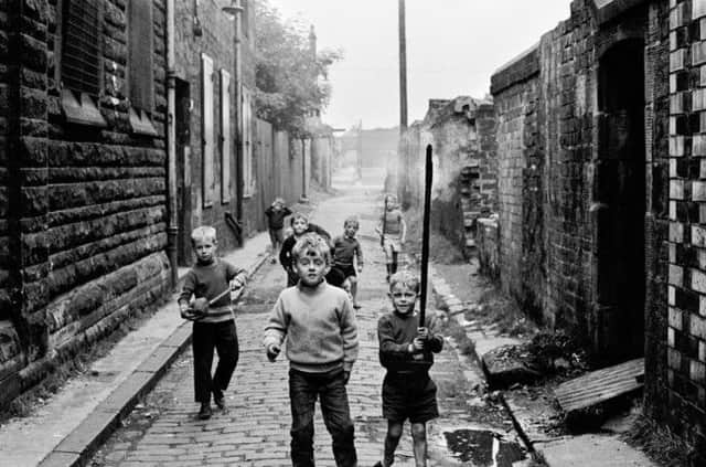 Children playing in Edinburgh in the 1960s
