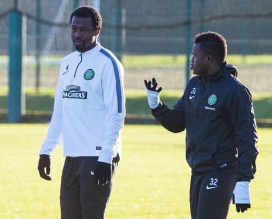 Efe Ambrose is set to face Partick Thistle tonight after regaining his place due to an injury to Jason Denayer. Picture: SNS