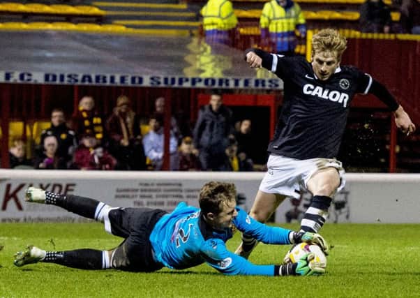 Stuart Armstrong in action against Motherwell in the Scottish cup on Saturday where he was watched by John Collins. Picture: SNS