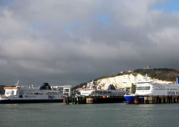 Thirteen migrants were found in a tanker in Dover, Kent. Picture: PA