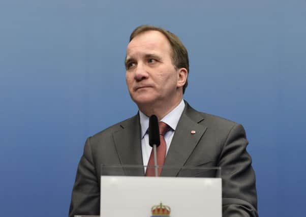 Snap elections: Sweden's Prime Minister Stefan Lofven. Picture: AP