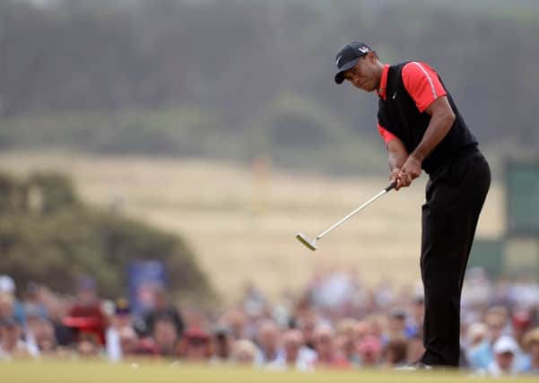 Tiger Woods admits he will have to use a different game to overcome more powerful opponents. Picture: Ian Rutherford