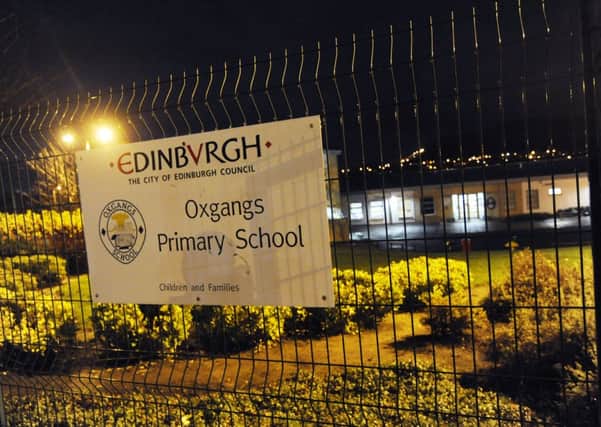 Oxgangs Primary School, which has been hit by an outbreak of the norovirus bug. Picture: Greg Macvean