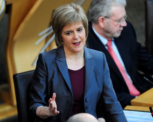 Nicola Sturgeon said she will never shirk her "sacred responsibility". Picture: Ian Rutherford