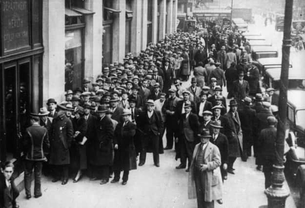 A big queue forms in New York to acquire alcohol licences in readiness for the end of Prohibition, on this day in 1933. Picture: Getty
