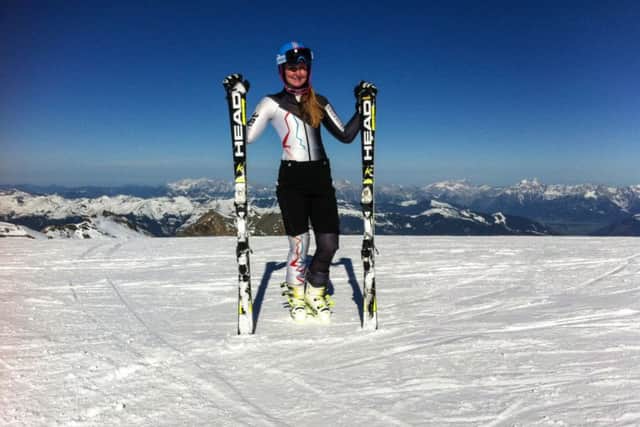 Charlie Guest broke her back training in Sweden. Picture: PA
