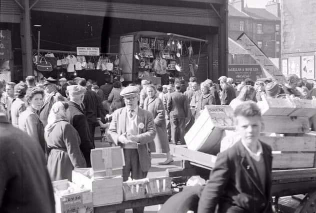 The Barras market, in April 1960. Picture: TSPL