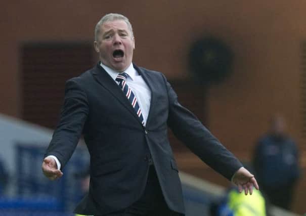 Rangers manager Ally McCoist is under severe pressure. Picture: SNS