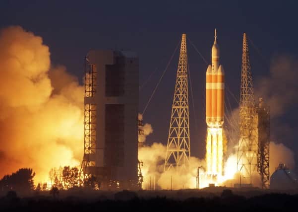 Lift-off for Orion. Picture: AP