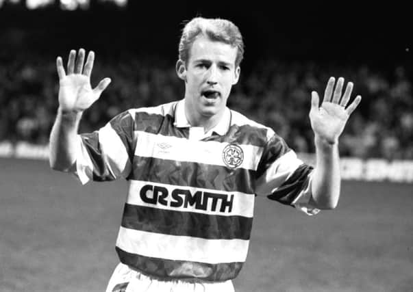 Tommy Burns acknowledges the crowd as he bows out following his final appearance for Celtic. Picture: Brian Stewart