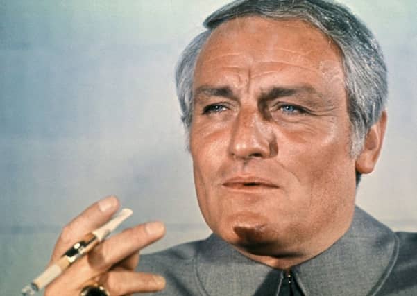 Charles Gray as Ernst Stavro Blofeld in the film Diamonds are Forever Pictures: Getty
