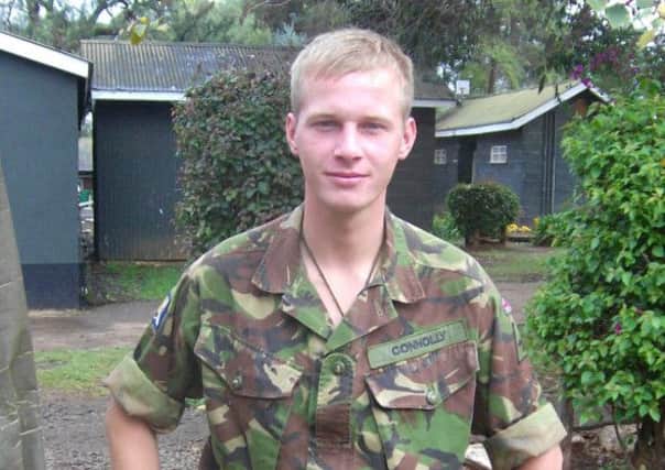 Private Mark Connolly who died in May 2011. Picture: Paul Reid