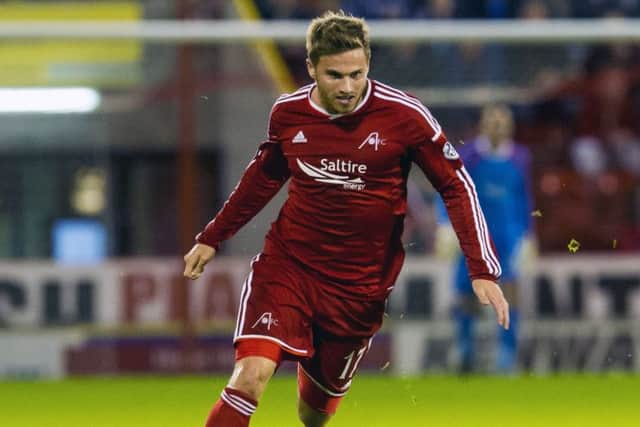 David Goodwillie is loving his time at Pittodrie despite struggling to find the net. Picture: Craig Foy/SNS