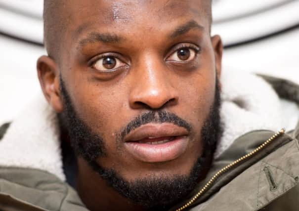 St Mirren's Isaac Osbourne speaks to the press. Picture: SNS