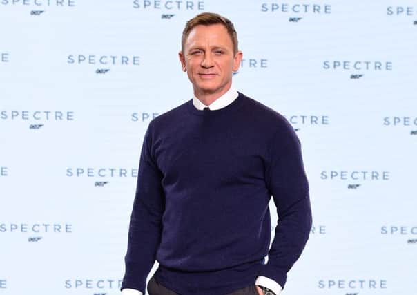Daniel Craig was accused of looking like a dad at the launch of the new James Bond film. Picture: PA
