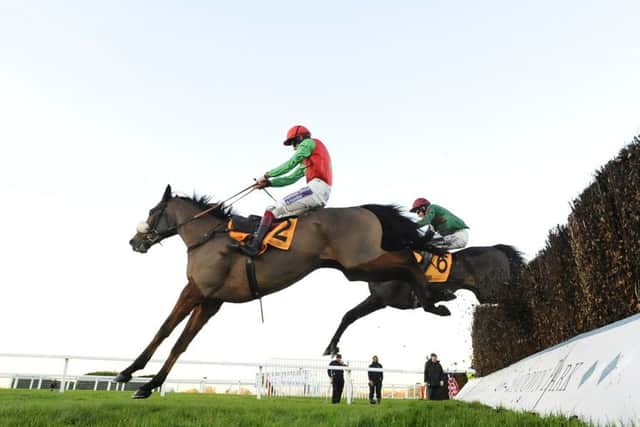 Dodging Bullets on his way to winning the Tingle Creek at Sandown. Picture: Getty