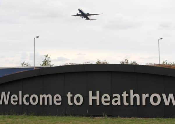Air safety chiefs have investigated the first near miss between a passenger jet and a drone near Heathrow Airport. Picture: PA