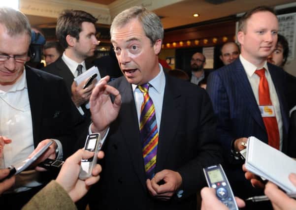 Ukip leader Nigel Farage. Picture: Jane Barlow