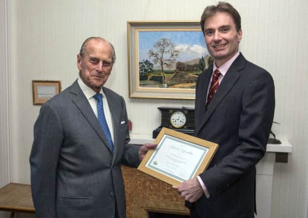 Duke of Edinburgh with David Johnstone, Scottish Land & Estates' chairman. Picture: PA