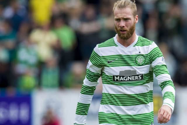 Jo Inge Berget in action for Celtic against Dundee in September. Picture: SNS