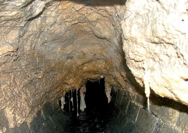 Solidified fat in a sewer, otherwise known as a 'fatberg'. Picture: PA