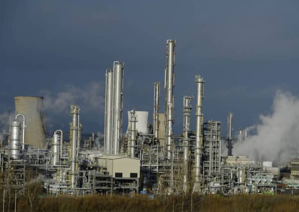 Grangemouth, where Ineos, the firm handed a major fracking contract earlier this year, are based. Picture: Steven Scott Taylor