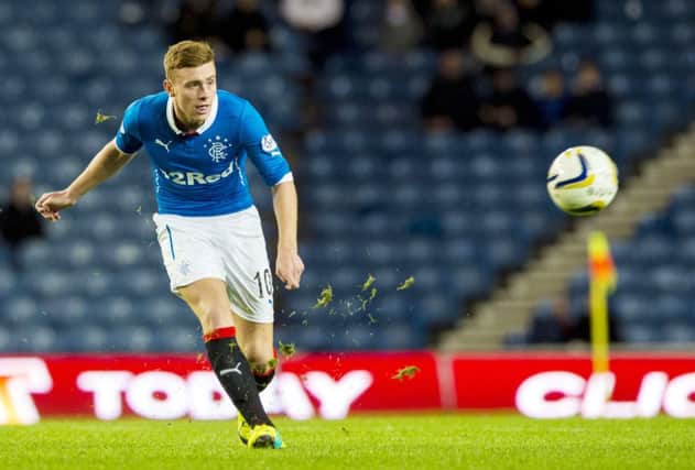 Lewis MacLeod in action for Rangers. Picture: SNS