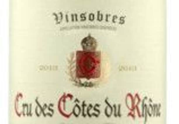 Cru des Côtes du Rhône Vinsobres. Picture: Contributed
