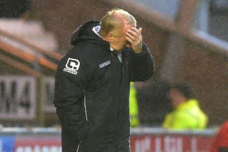 St Mirren manager Tommy Craig looks dejected during Saturday's loss to St Johnstone. Picture: SNS