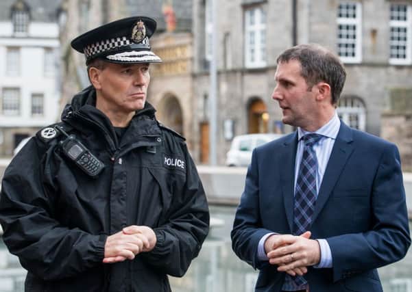 Justice Secretary Michael Matheson (right) insisted authorities cannot be complacent. Picture: Ian Georgeson