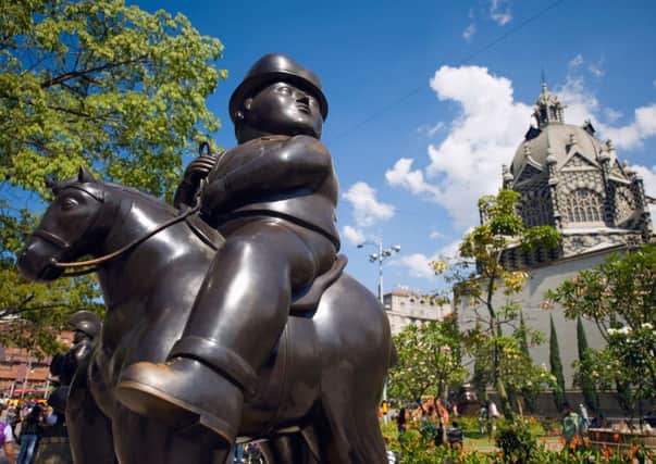 Plazoleta de las Esculturas in Medellin. Picture: Contributed