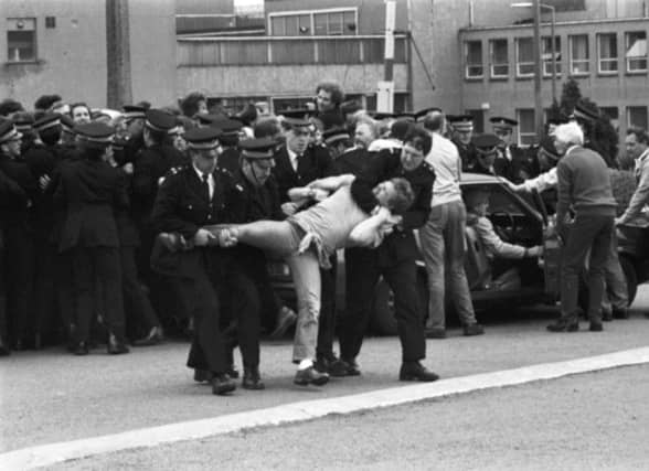 It's claimed nearly 500 miners were convicted in Scotland during the strike.