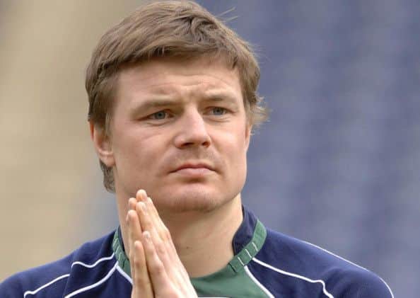 Brian O'Driscoll. Picture: Ian Rutherford