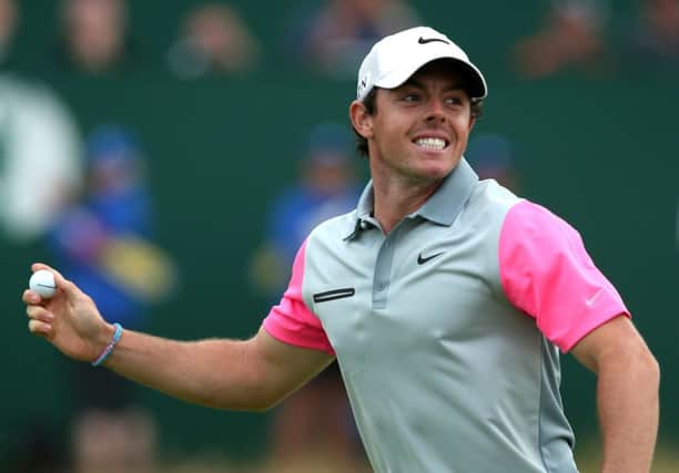 Rory McIlroy celebrates winning The Open Championship at Hoylake. Picture: Getty